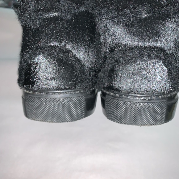 BALENCIAGA size 36 black ponyhide/shearling SNEAKS - Picture 10 of 16